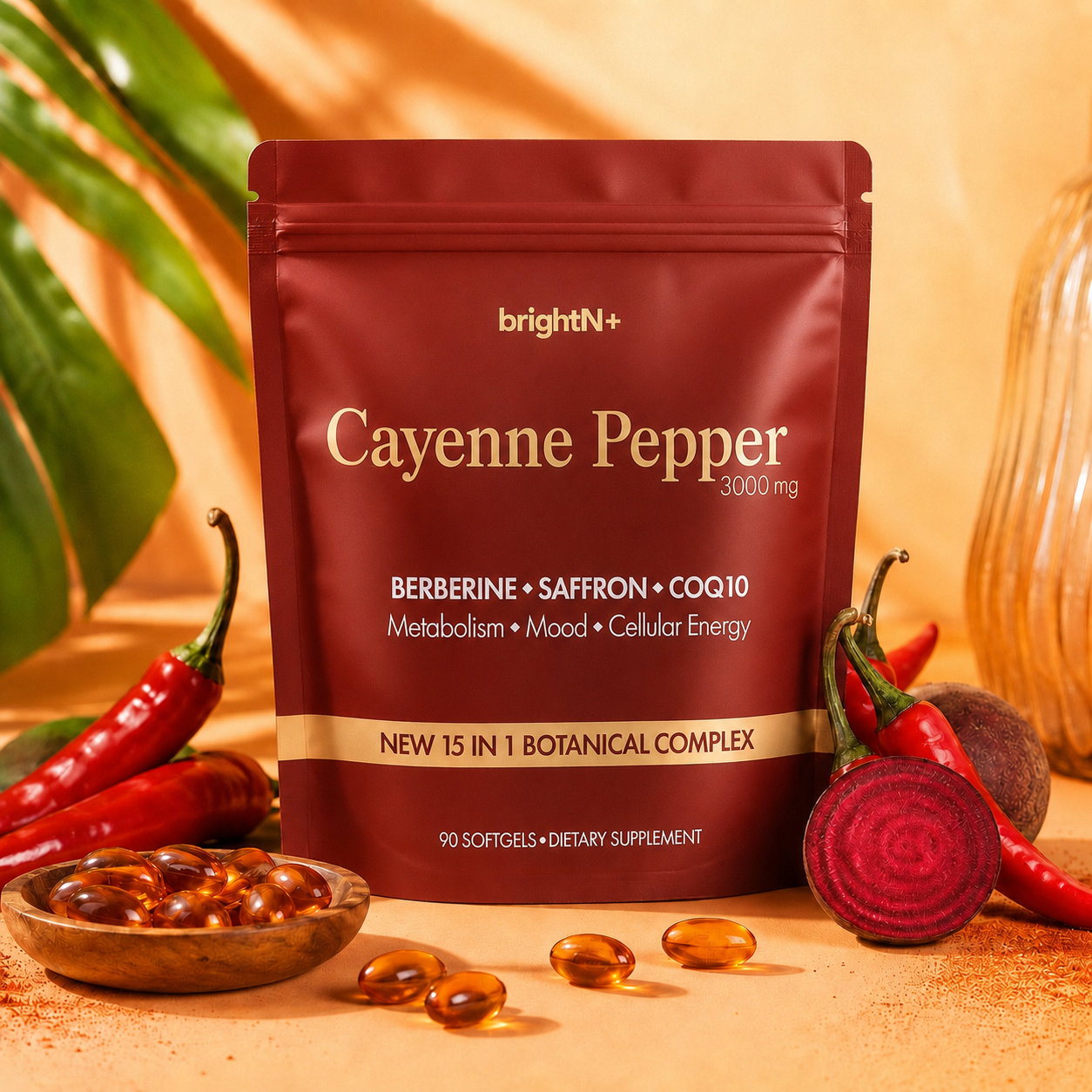 Cayenne Pepper 3000mg — 90 Softgels