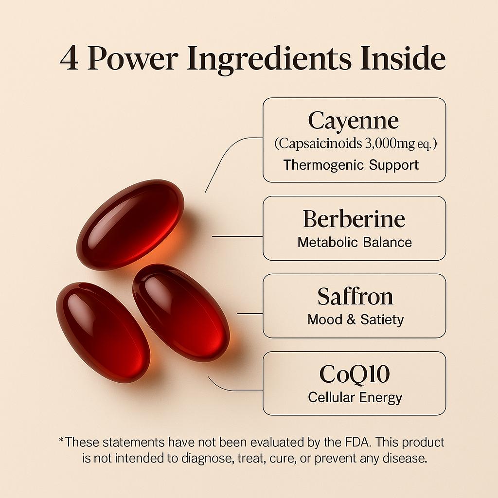 Cayenne Pepper 3000 mg –  240 Softgels (NEW 15 IN 1 BOTANICAL COMPLEX)